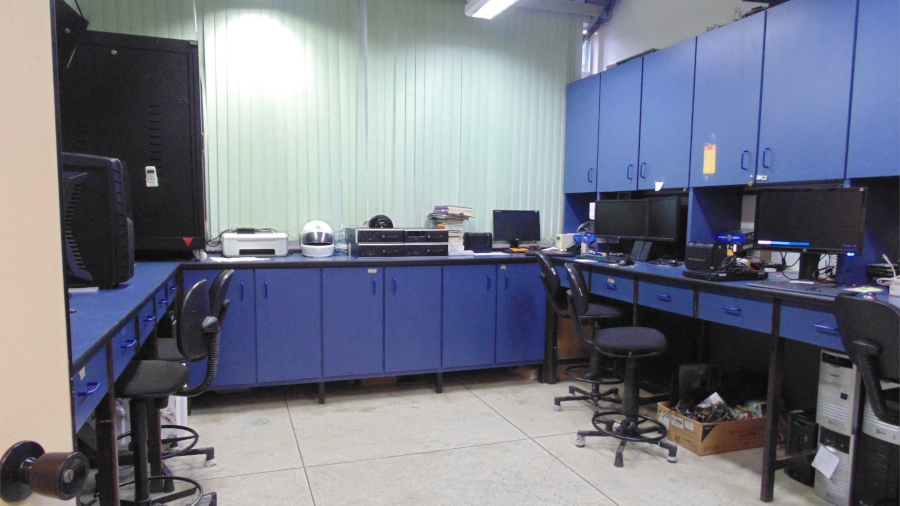 Sala do CPD - Central de Processamento de Dados